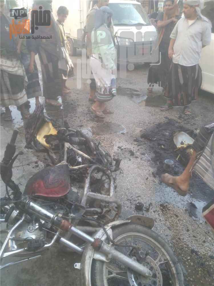 عاجل: انفجار عبوة ناسفة يستهدف شخصاً على دراجة نارية في بيحان شبوة والهوية ما تزال مجهولة