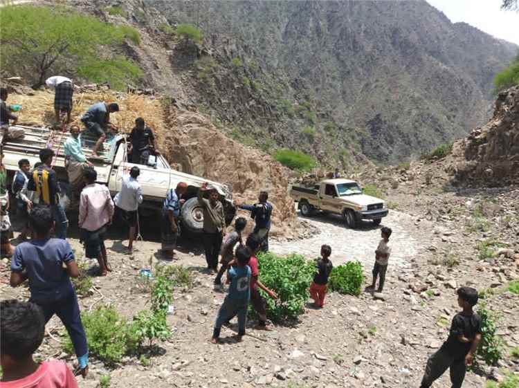 حادث مروري في عقبة الحي الخامس بردفان دون إصابات