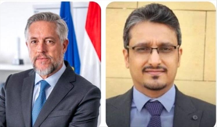 وزير الثقافة وباتريك سيمونيه، يناقشان دور الثقافة كركيزة للسلام، والتماسك الاجتماعي...