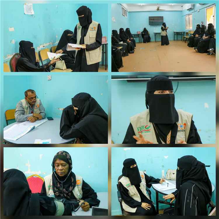 جمعية أطفال عدن للتوحد ضمن برنامج العيادة الصديقة للشباب في جلسة ارشاد أسري.