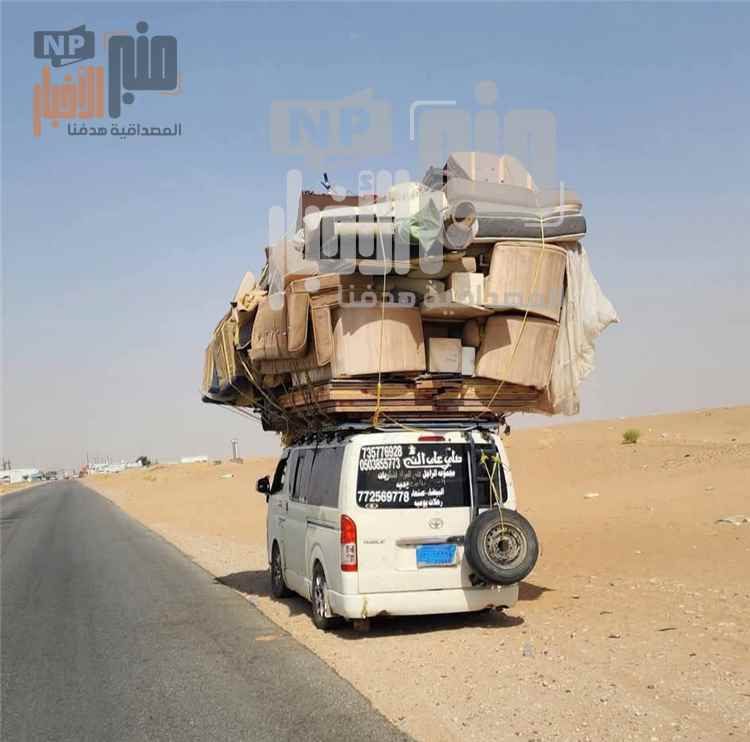 حمولة زائدة على خط العبر تثير مخاوف المسافرين.. وانتقادات لدور النقاط الأمنية في مأرب