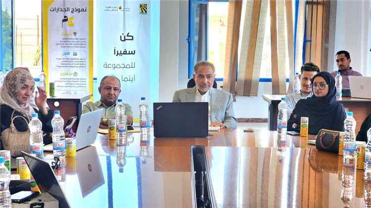 نبيل هائل سعيد يلتقي أعضاء برنامج إنطلاقة و خريجي برنامج SAP للمهتمين الشباب من مختلف محافظات الجمهورية(صور)