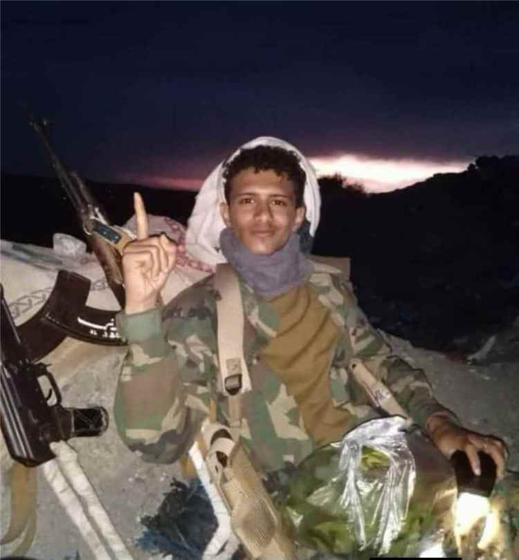 استشهاد أحد أبطال القوات المسلحة الجنوبية في جبهة الحد بيافع إثر قصف بطائرة مسيّرة حو ()