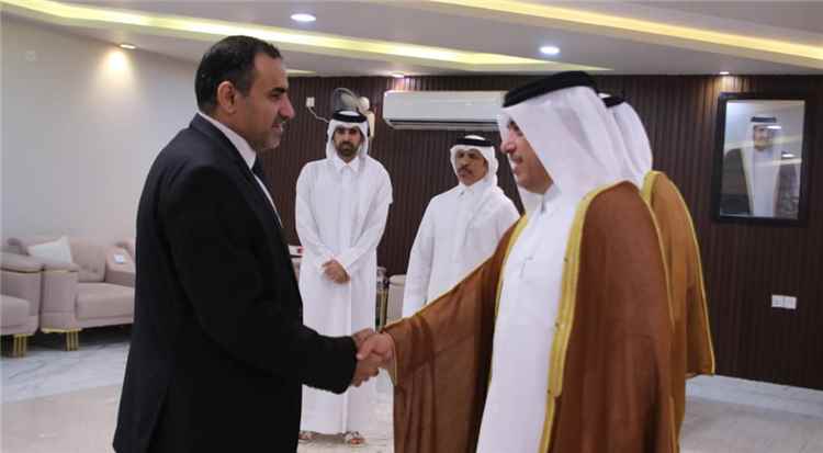القائم بالأعمال بالإنابة يعزي السفارة القطرية بوفاة الأمير الوالد الشيخ حمد بن خليفة آل ثاني