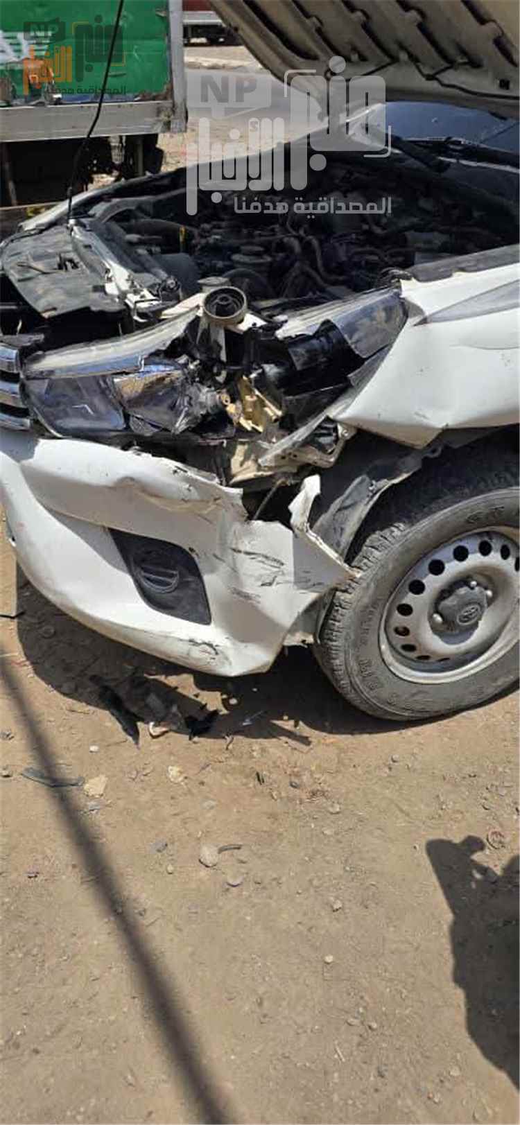 عاجل:نجاة شيخ مشائخ الوازعية منصر المشولي من حادث مروري في المخاء