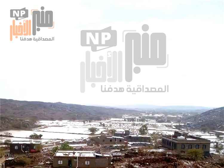 لوحة طبيعية.. هكذا تحول جبل في البيضاء عقب سقوط الثلوج