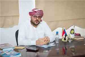 العقيد عمر أحمد بن دغار يهنئ  القائد علي أحمد الجفري تعيينه رئيسا لانتقالي حضرموت
