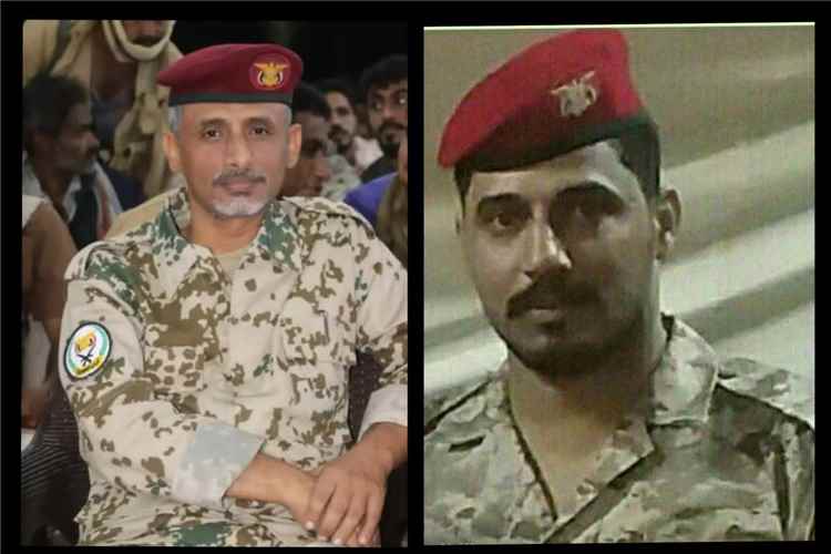 العميد مراد شراعي قائد اللواء الخامس عشرمشاة يعزي العميد زايد منصر قائد الفرقة التانية.. واخوانة في وفاة والدتهم.
