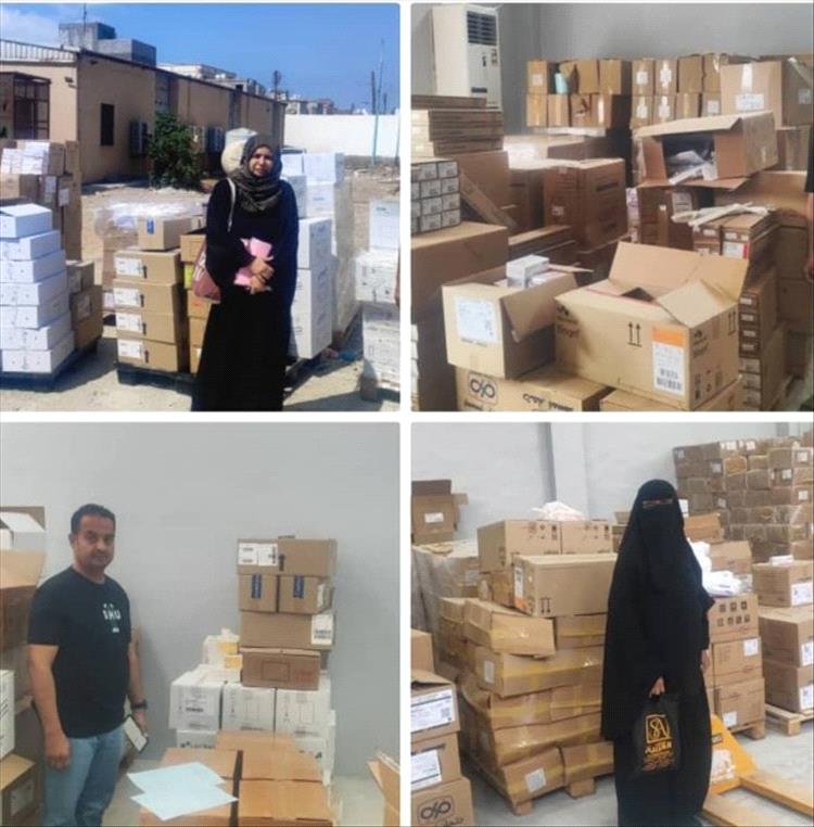 بتوجيه من وزير الصحة الإمداد الدوائي يرفد المرافق الصحية في العاصمة عدن ...