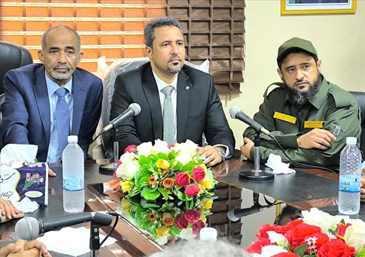 محافظ لحج " الحالمي" يتسلم قيادة المحافظة رسمياً ويباشر مهامه بلقاء معظم عموم المكاتب التنفيذية