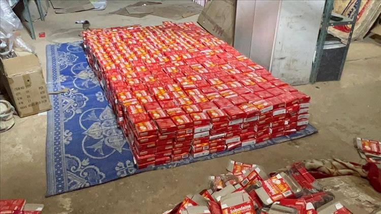 إحباط محاولة تهريب مواد كيميائية خطرة وأدوية في منفذ الوديعة