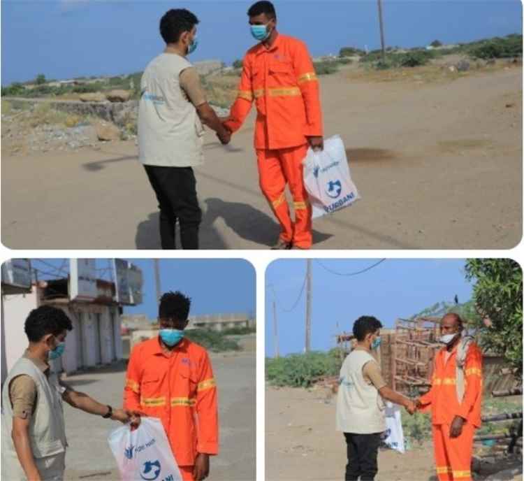 بهيدر يعرب عن شكره وتقديره لجهود منظمة بيور هاندز  المتواصلة في تنفيذ المشاريع الخيرية والإنسانية في الحديدة.