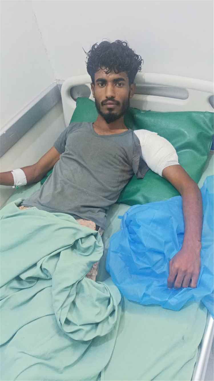 في جبهة قرين.. البطل الجريح محمد عارف سالم العبادي يسطر ملحمة بطولية ويكسر زحف الحوثيين على حدود الجنوب