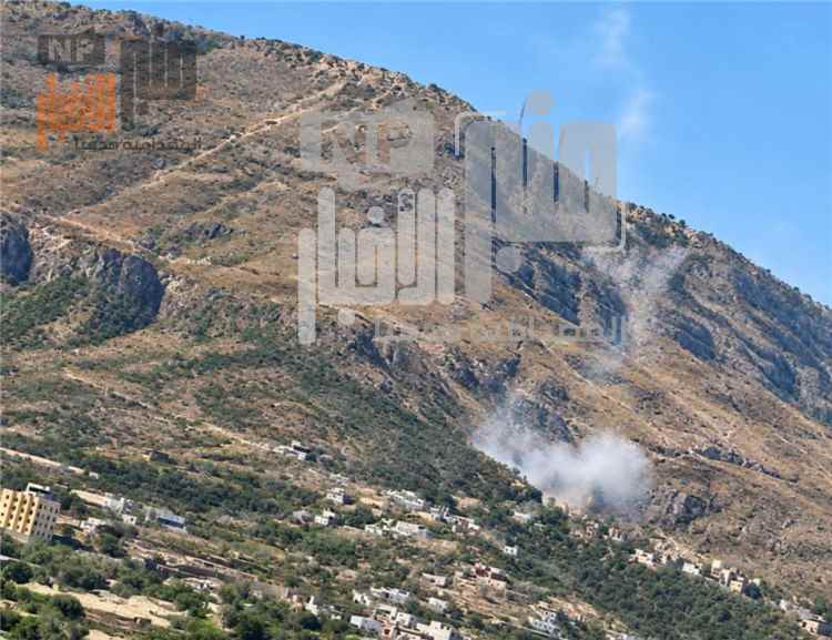 عاجل: الطيران الحربي يستهدف موقع إطلاق الصواريخ في السياني بمحافظة إب