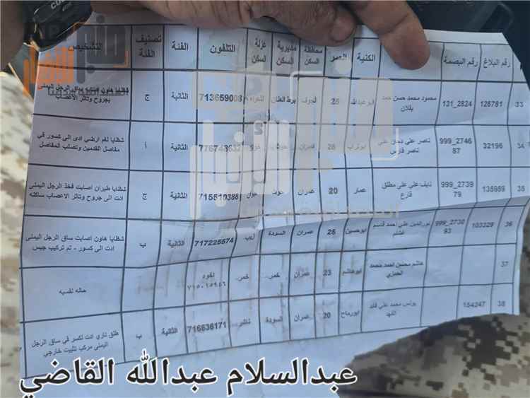 عاجل:فضيحة مدوية في جبال كهبوب.. وثيقة مسربة من قلب المعركة تفضح أكاذيب الح~وثي وتكشف حجم مجزرة مليشياته