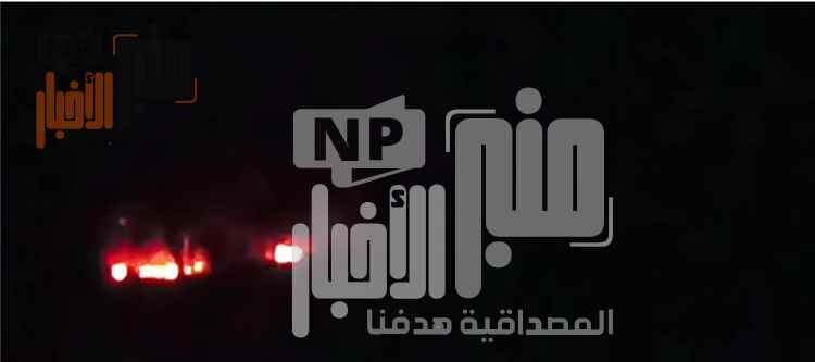 عاجل:شاهد صورة..ألسنة اللهب تبتلع معدات ملي~شيا الح~وثي إثر غارات جوية في هيجة العبد بالمقاطرة