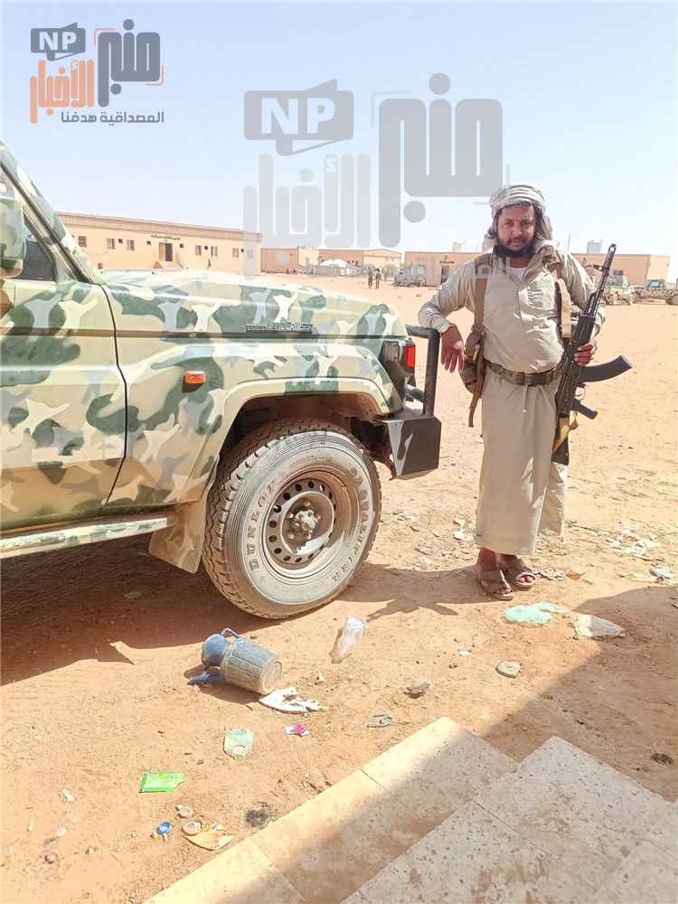 عاجل:موقع منبر الأخبار يحصل على أول صورة من داخل معسكر اللبنات بعد تطهيره من ملي~شيا الح~وثي