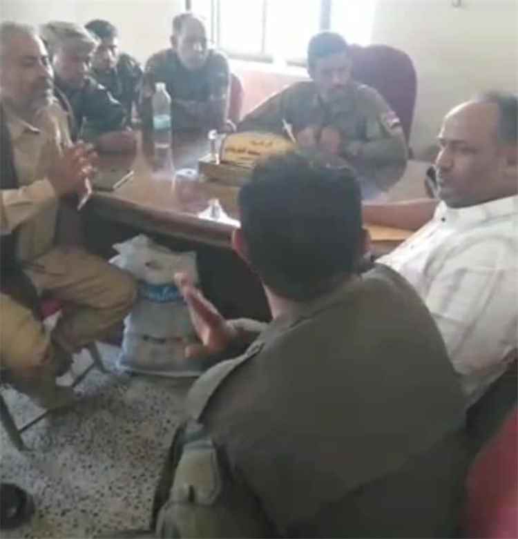 نائب رئيس اللجنة التنسيقية لمشروع عدالة الأحداث يعقد اللقاء مع إدارة أمن الحصين