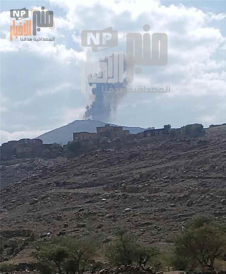 عاجل: غارات جوية تستهدف شبكة الاتصالات ومواقع في عمران