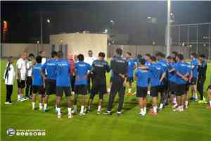 المنتخب الوطني يستكمل تحضيراته لودية الكويت في معسكر جدة.